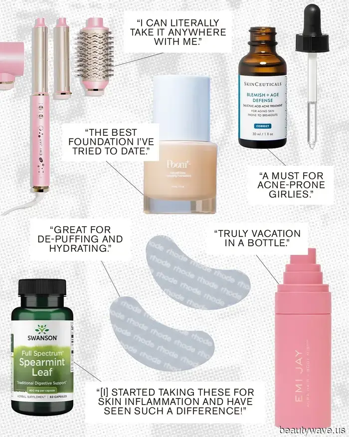 Spearmint Supplements! Creamy Serums! All the Favorite Haircare Essentials of a Beloved Founder for Shiny Skin and Hair.