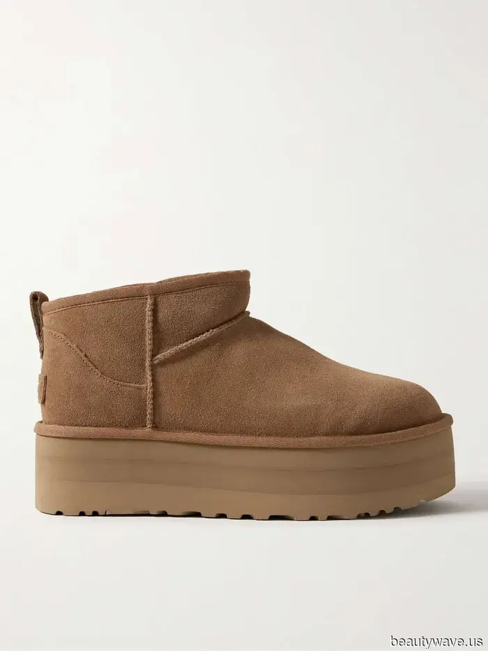 Сезон Ugg&mdash;стилизация трикотажа Селены Гомес сделала спорные туфли безусловно роскошными