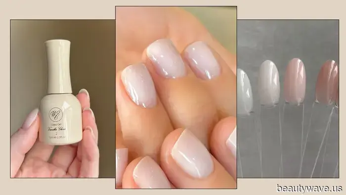 Sie sind nicht milchig, sie sind glasig&mdash;Harriet Westmoreland hat diesen neuen Nageltrend fest auf die Karte gesetzt.