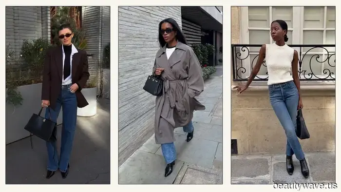 Not Pointed Toe, Not Square—Fashion Enthusiasts Are Adopting This Trendy Boot Style with Jeans