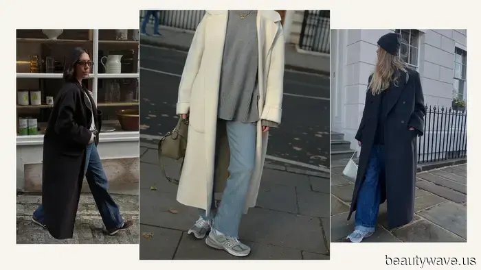 I’m a Fashion Editor based in London—here’s the combination of coat, jeans, and trainers that I’m noticing is everywhere…