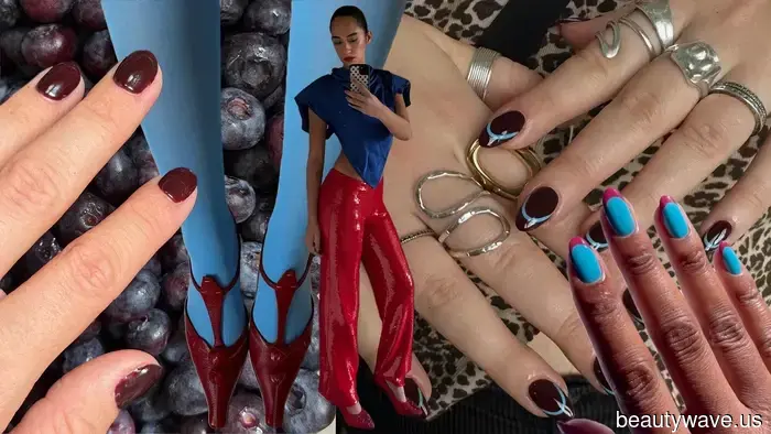 As per Manicurists and my Instagram feed, Mixed Berry Nails are set to be the trendiest look for hands this spring.