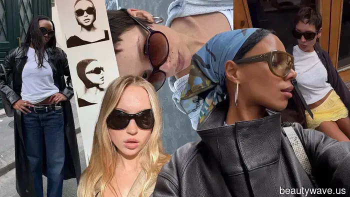 Rather than Aviators or Ovals, this 2000s sunglasses trend gives an outfit a 2026 peak appearance.