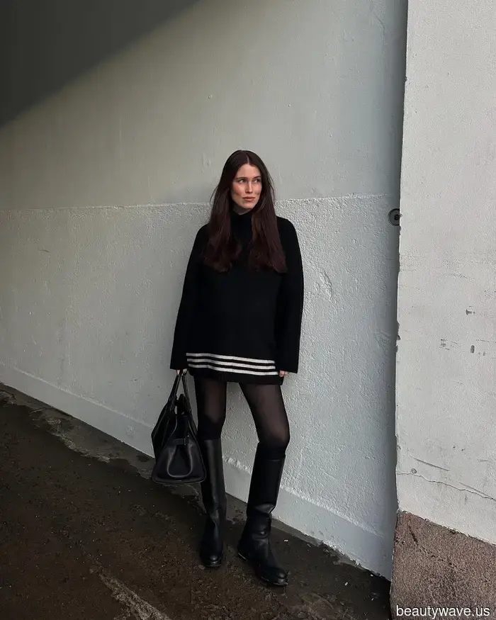 Забудьте о джинсах и балетках на секунду&mdash;я буду носить эту очень специфическую комбинацию платья и ботинок всю зиму.