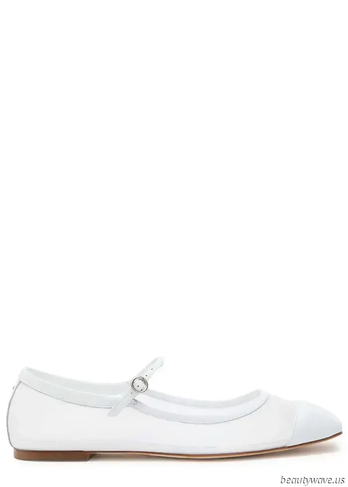 The fashionable flat shoes that individuals who prefer not to wear sandals are opting for with jeans and skirts instead.