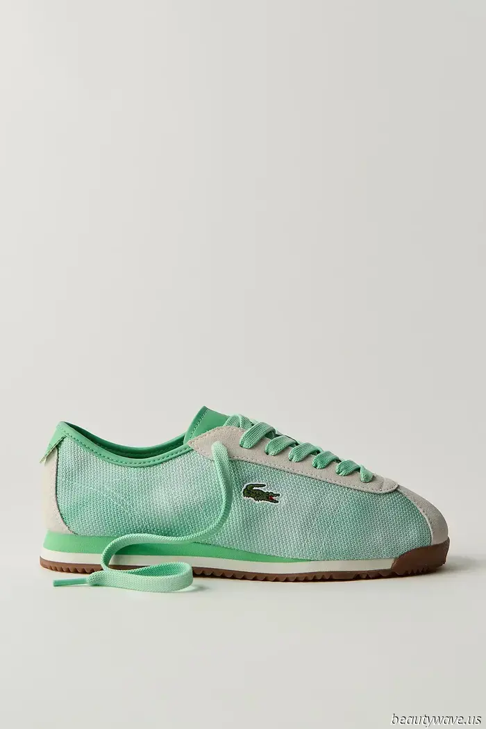 On a yacht in Sicily, there is just one sneaker color that matches perfectly with a white sundress.