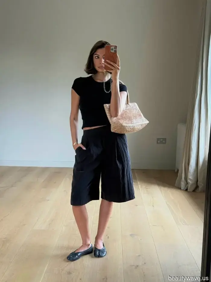 5 Tendenze di Pantaloni Corti Estivi che le Persone di Moda Stanno Abbinando con le Loro Ballerine Questa Estate