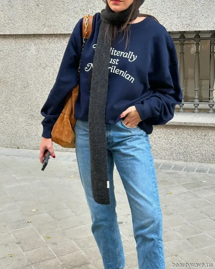 Las mujeres elegantes en Madrid visten este básico americano nostálgico de la manera más chic.