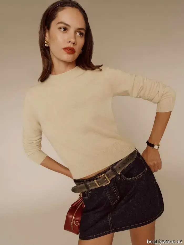 Reformation rara vez está en oferta&mdash;ahora su tricot más elegante tiene un 50% de descuento