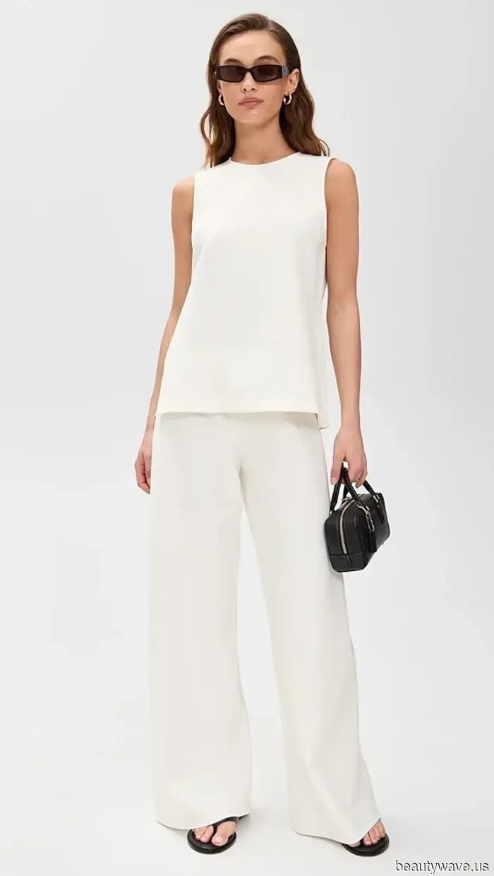 Suddenly, everyone is pairing this chic item with white pants.