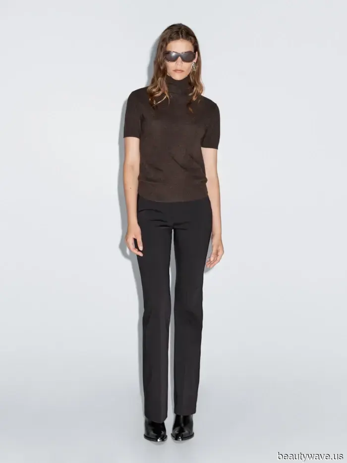 No es un cuello de tortuga, ni un cuello redondo: este estilo de punto elegante está dominando en este momento.