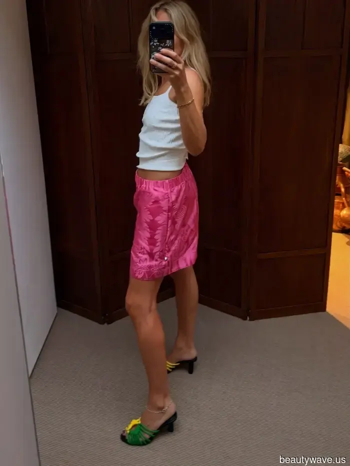 Skip the jeans—I believe that flip-flops and ballet flats appear most stylish when matched with this summer trend.