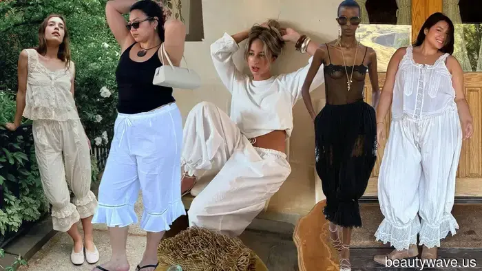 Sorry, Capris—Cool Under-30s Are Styling This Summer Pant Trend with Ballet Flats and Boots.