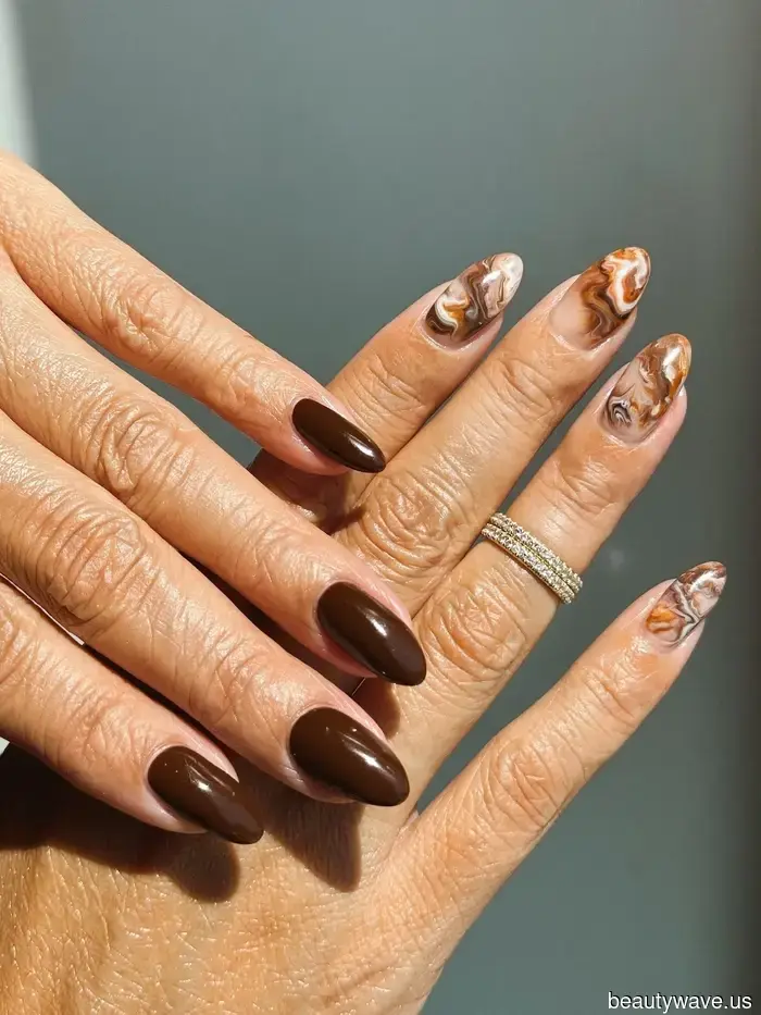 Cinnamon, Caramel, and Cocoa: I'm Currently Obsessed with Luxurious and Elegant Brown Manicures.