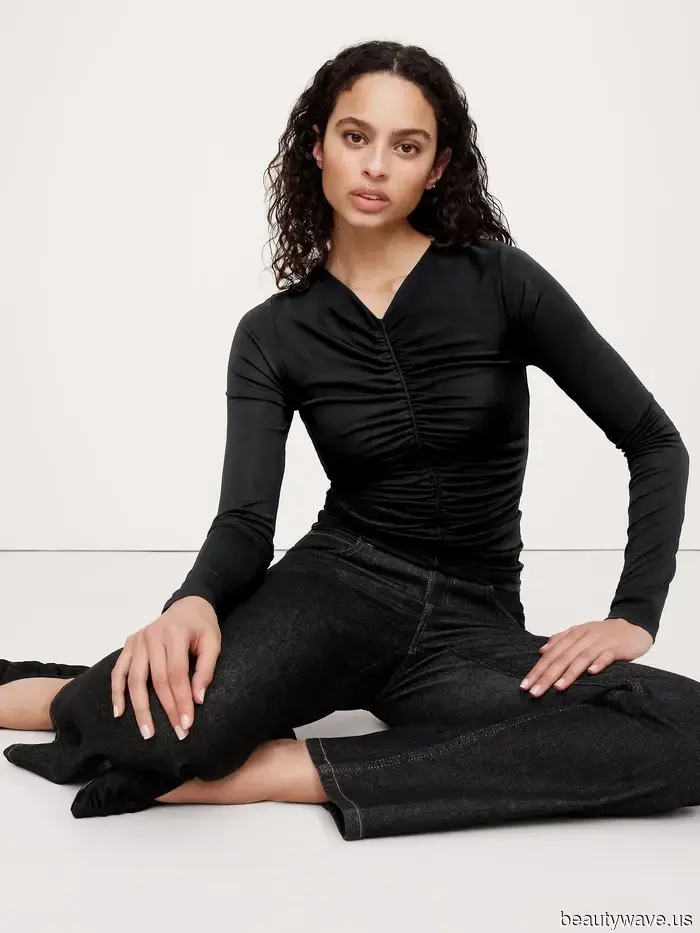 All the trendy girls are now pairing this "outdated" basic with jeans.