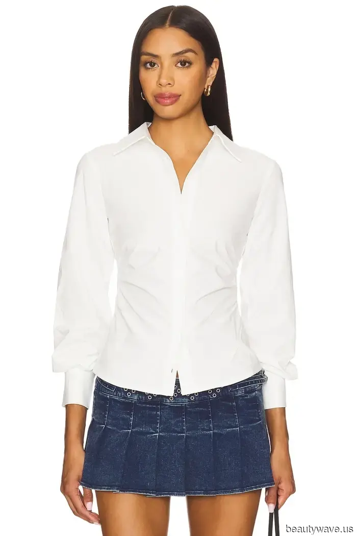 Se indossi la tendenza della gonna al ginocchio esattamente in questo modo, non sembrerai mai fuori moda.