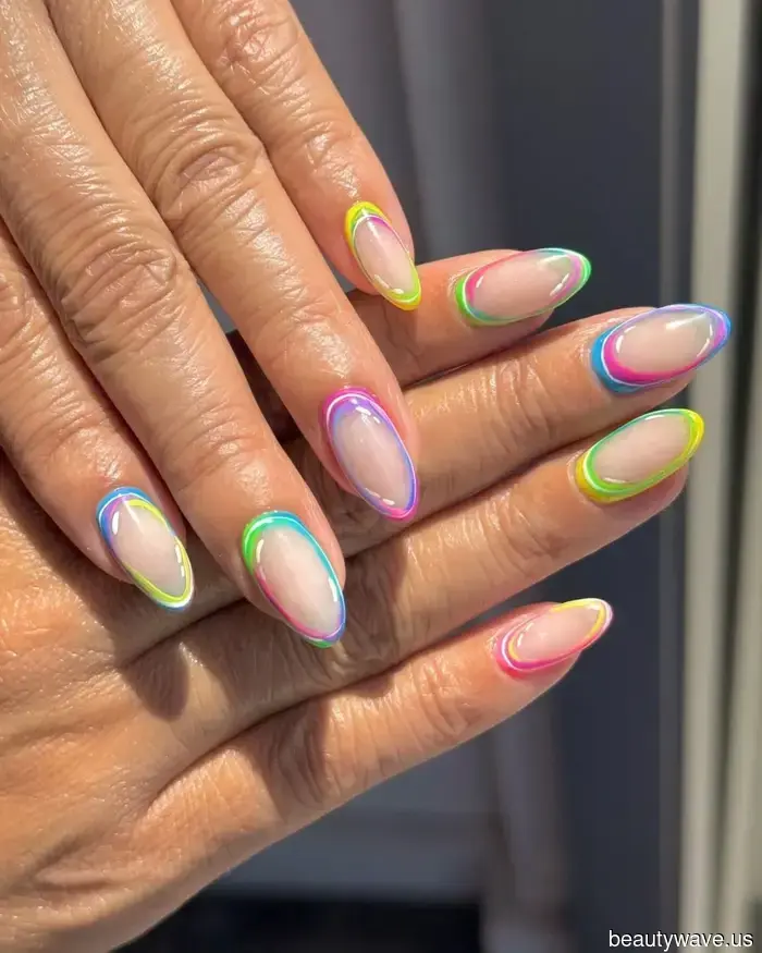 Dua Lipa lo inició, pero ahora personas elegantes en todas partes están adoptando estas manicuras de halo.