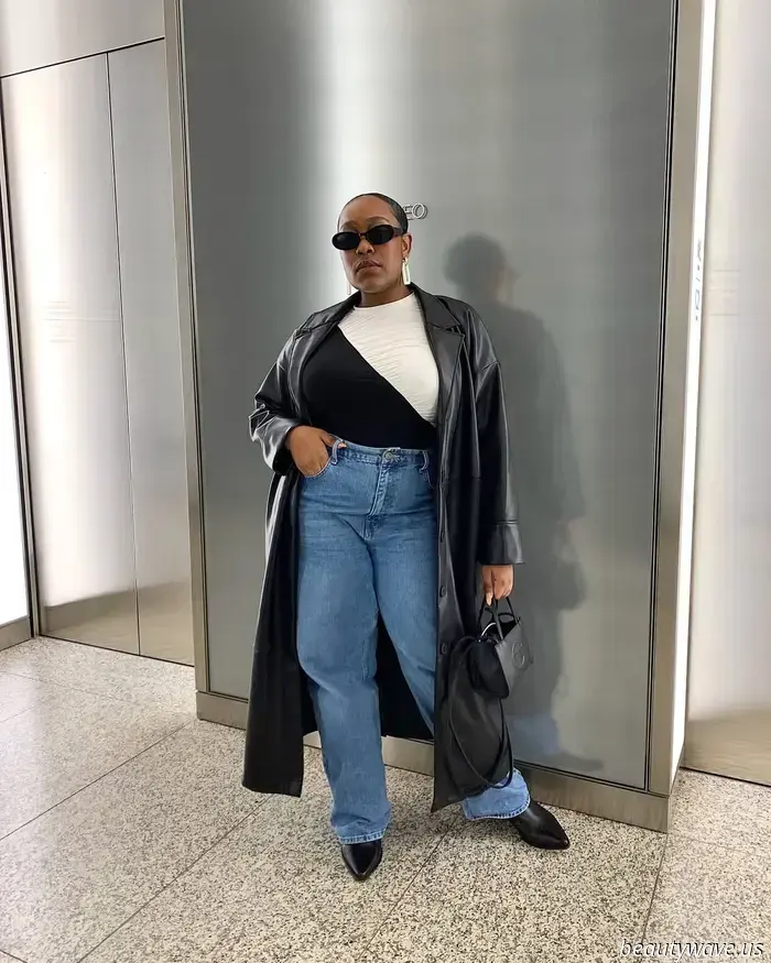 Is it just me, or are all the trendy girls opting for this denim style instead of baggy jeans?