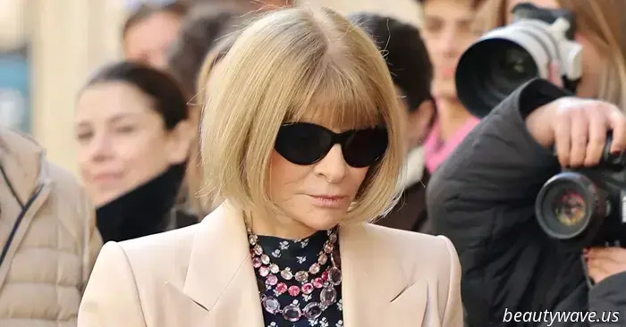 Sì, Anna Wintour ha confezionato esattamente un paio di scarpe per la settimana della moda di Parigi