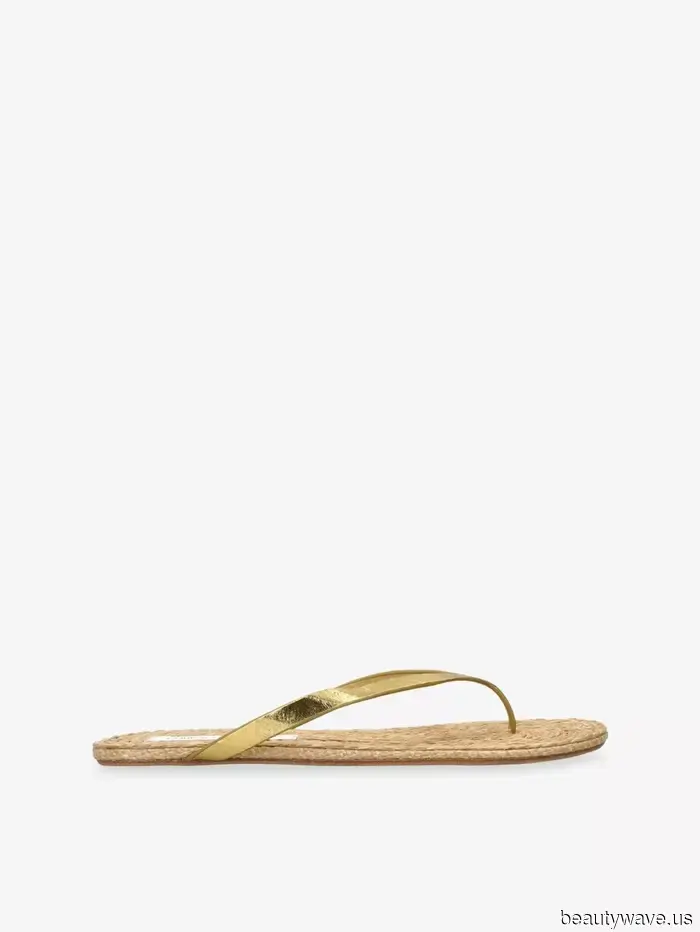 Not Black, Not Red—Flip-Flops Appear Most Stylish When Paired With Summer Dresses In This Refined Neutral Shade.