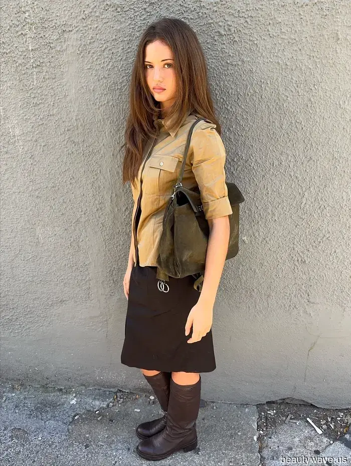 Not Sneakers, Not Flats—Stylish Individuals Are Opting for Skirts Paired with This Surprising Shoe Trend Instead.