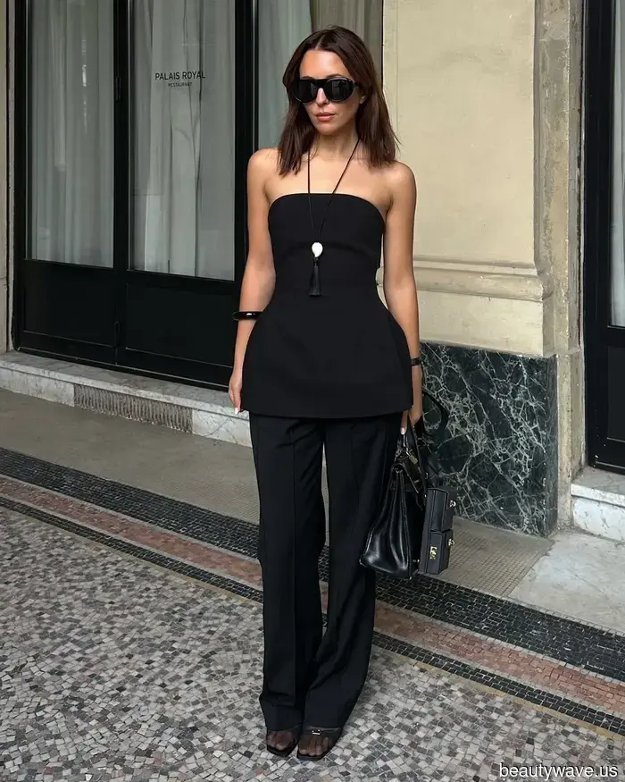 Vivo in outfit completamente neri anche in estate&mdash;7 idee chic su come indossarli con stile