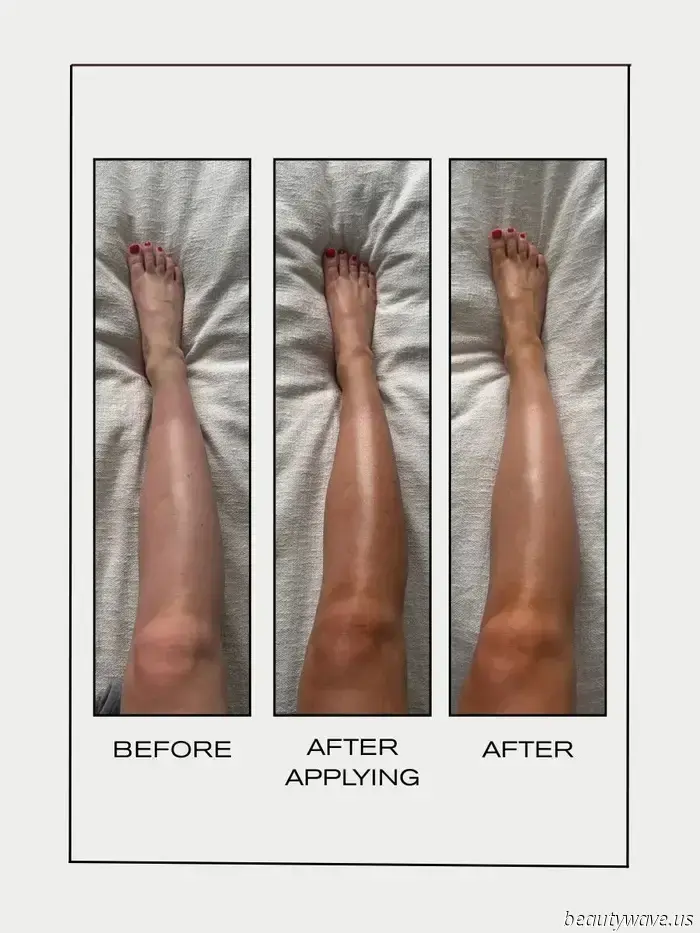 Believe me, this fake tan makes it look like I spent two weeks vacationing in the South of France.
