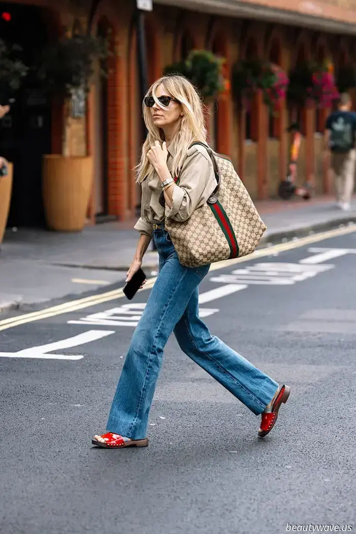 Sienna Miller hat gerade bestätigt, was ich vermutete — Guccis Giglio-Tote ist die Tasche der Saison.