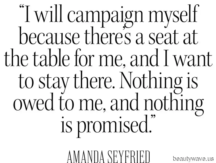 Amanda Seyfried is the reigning champion of authenticity.