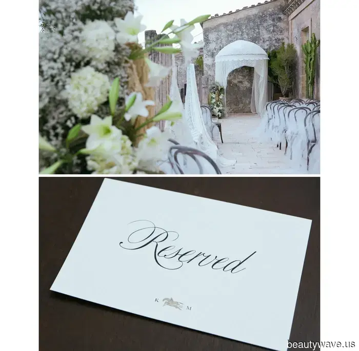 This stylish couple got married at a 19th-century Sicilian masseria in custom outfits created by the bride.
