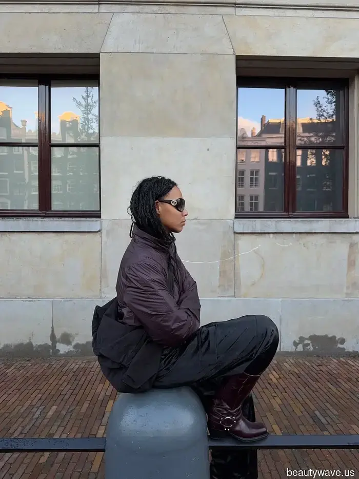 Cuando uses un abrigo de plumas este invierno, úsalo así, así y así.