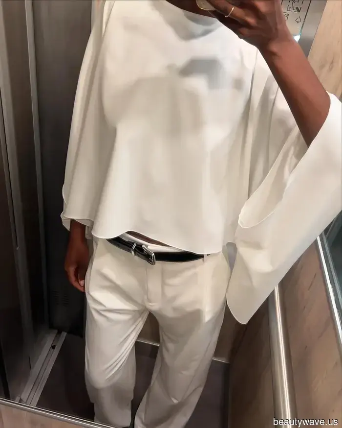 Suddenly, everyone is pairing this chic item with white pants.