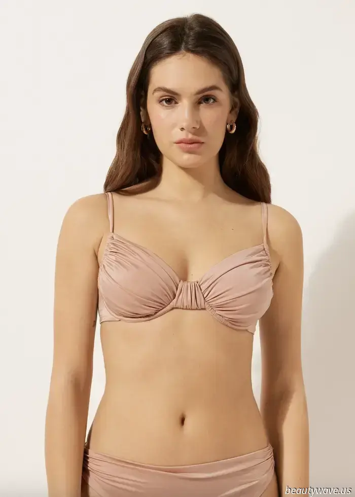 This swimwear brand, favored by celebrities, exudes a premium resort vibe.