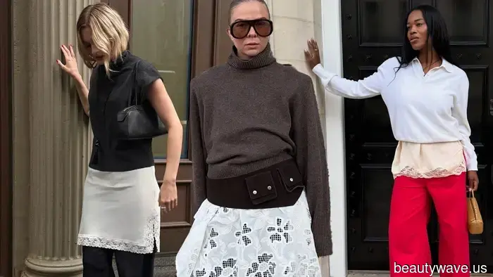 "Странный", но продвинутый способ, которым модные люди стилизуют свои свитера на осень 2025 года