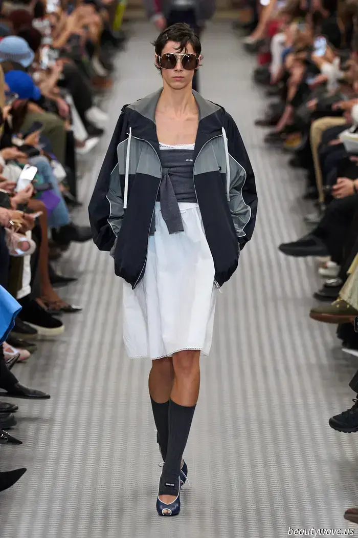 With Hailey Bieber sporting this trending Miu Miu piece, it’s bound to sell out quickly.