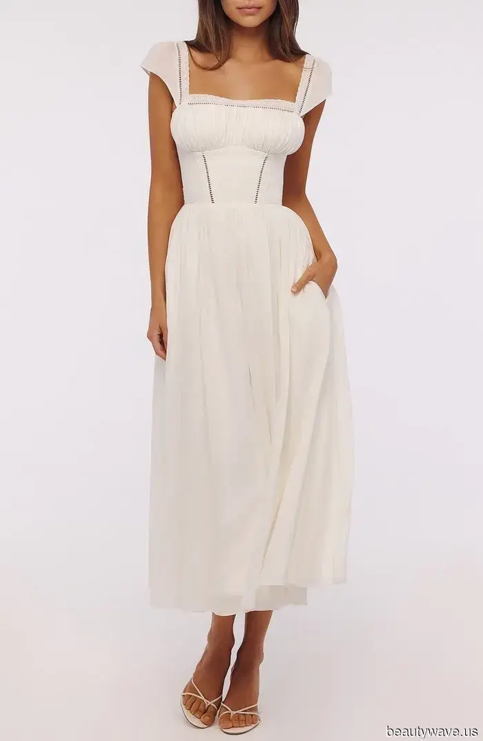 Si vas a comprar un nuevo vestido blanco este verano, asegúrate de que sea uno de estos.
