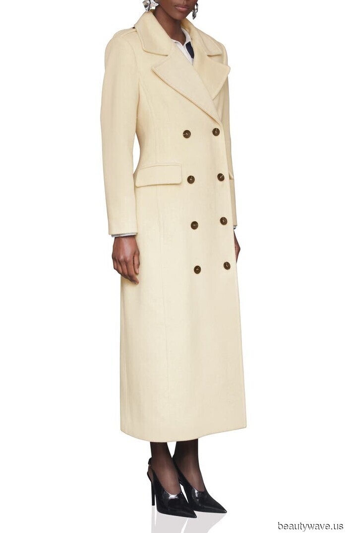 Apologies, Navy, Black, and Brown—this coat color trend appears significantly more luxurious than any of you together.