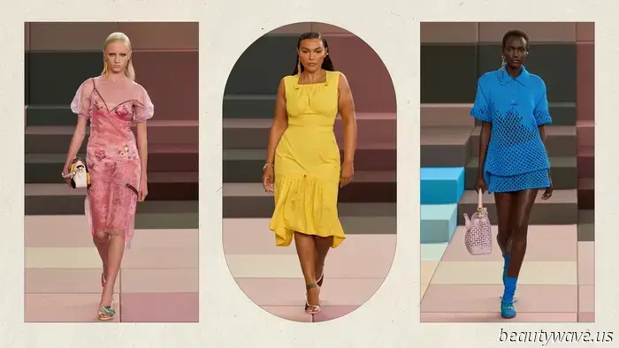 Fendi präsentierte eine psychedelische Kollektion, die sich wie eine Zukunft und wie ein ewiger Sommer anfühlte.