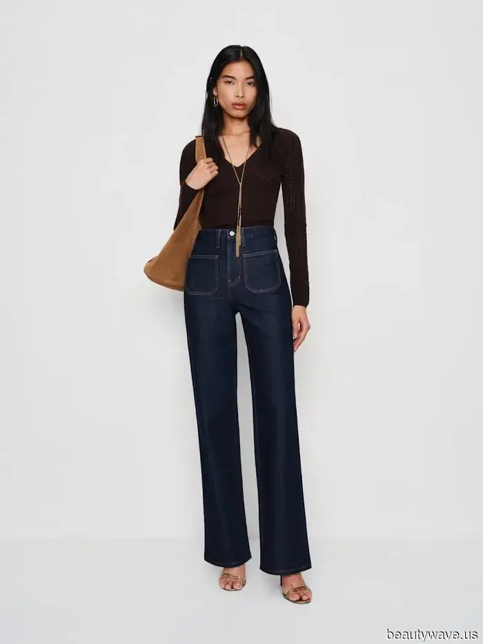 Pariser haben heimlich Skinny-Jeans durch diesen schicken Jeans-Trend ersetzt&mdash;jetzt sehe ich ihn bei M&S, Mango und…