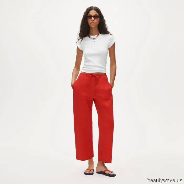 These $98 drawstring pants are a staple in the transitional wardrobe of every It Girl in L.A. and NYC.