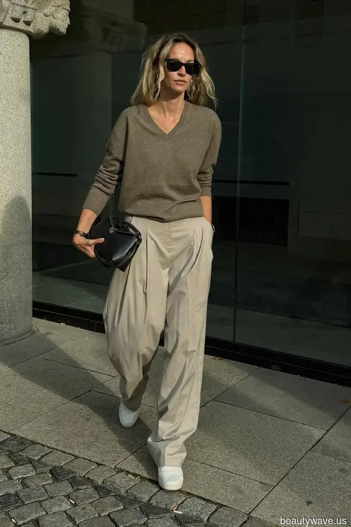 The "Dull" Pant Trend for Fall 2025 That Stylish Individuals Are Swapping Their Black Trousers For