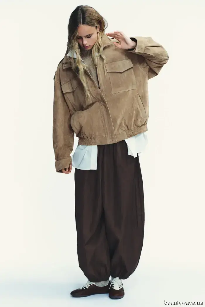 I looked for suede jackets with a designer appearance, and Zara's autumn collection came through.