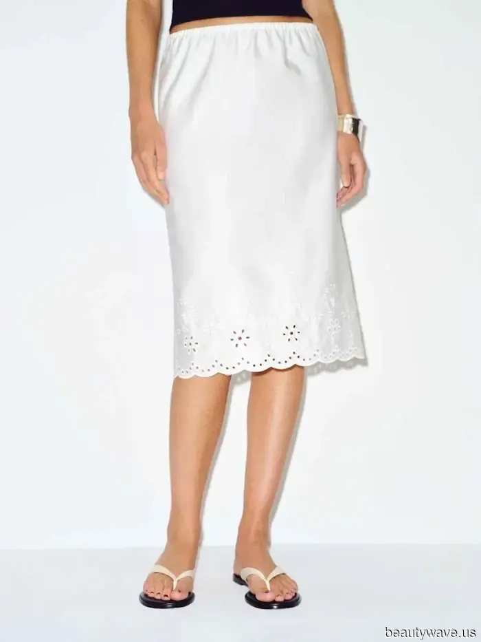 White maxi skirts are lovely, but a particular skirt trend is gaining more popularity this summer.