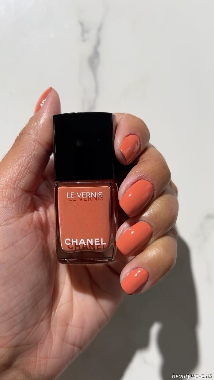 Orangefarbene Nägel sind alles, was ich gerade tragen möchte — 17 Designs, die ich fotografiert habe
