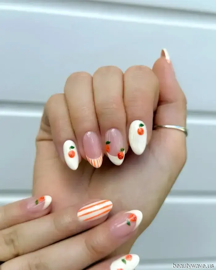 Apologies, Polka Dots, but this is the more stylish nail art design I'm saving for fall.