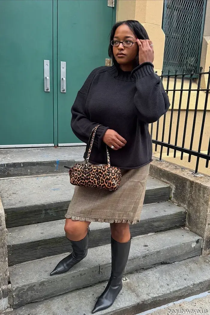 5 зимних юбочных трендов, которые все носят с ботинками в этом году