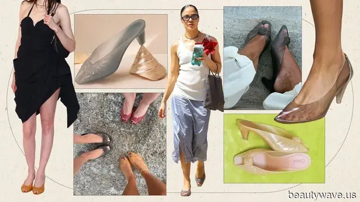 Muévete, sandalias de gel&mdash;la tendencia de los zapatos de Cenicienta ha tomado oficialmente el control