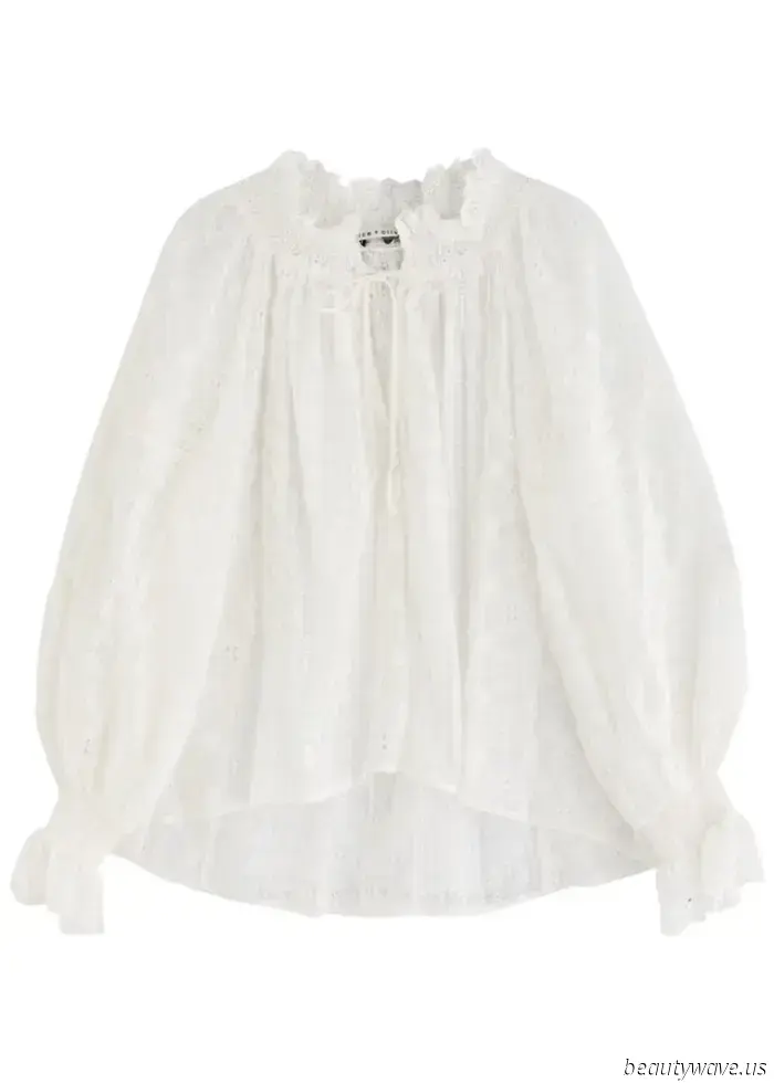 This Romantic Blouse Trend Shows That You Can't Go Wrong with a Cute Top for Summer.