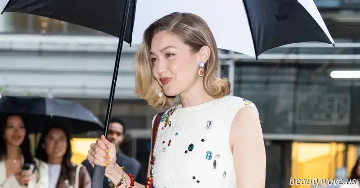 Gigi Hadid sported this dress trend paired with rubber flip-flops in NYC, and now, it's likely that everyone else will follow suit.