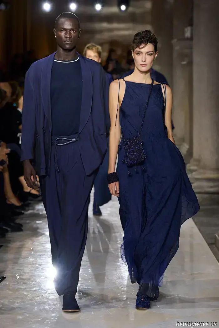 Giorgio Armani's 50th—and final—collection paid tribute to the legacy of the late designer.